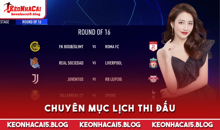 Chuyên mục Lịch Thi Đấu